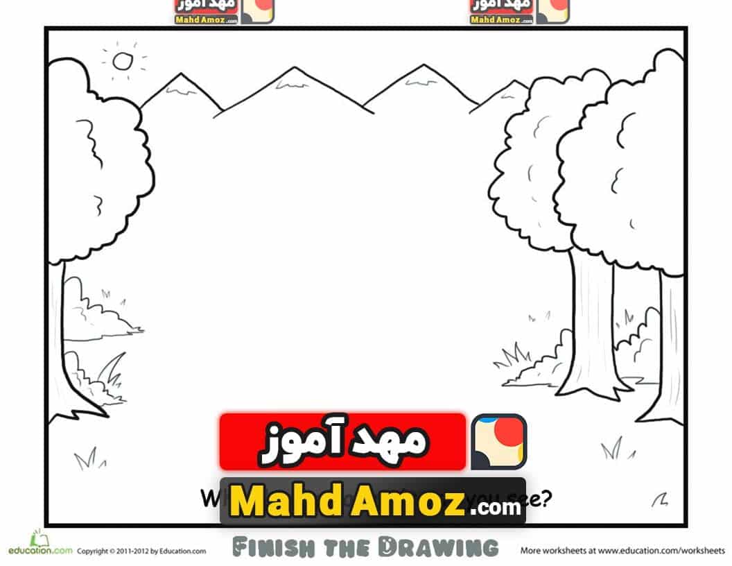 کاربرگ Finish the Drawing: What Kind of Animals Can You See? کاربرگ Finish the Drawing: What Kind of Animals Can You See?