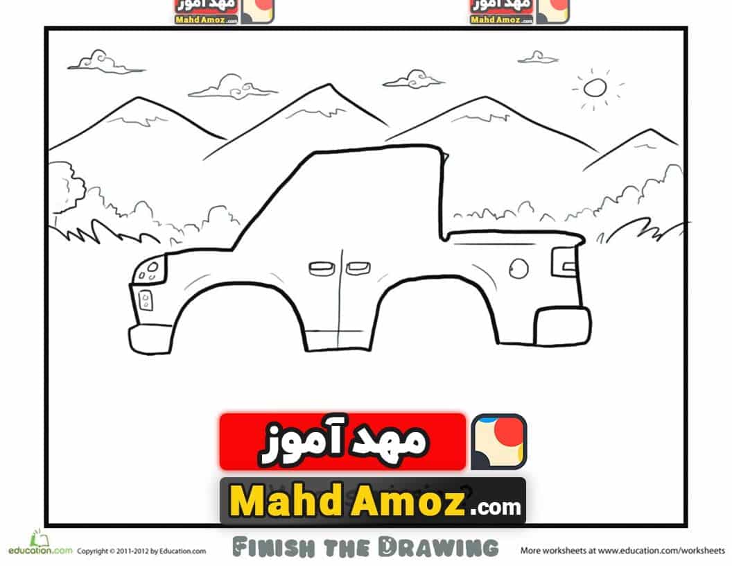 کاربرگ Finish the Drawing: What's Missing? کاربرگ Finish the Drawing: What's Missing?