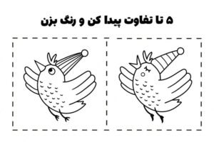 تقویت دقت با پیدا کردن تفاوت‌ها تولد کبوتر