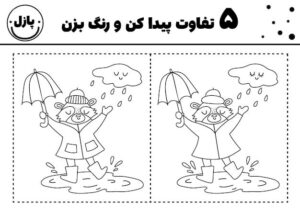 سرگرمی تفاوت تصویر برای کلاس راکون خیالاتی سرگرمی تفاوت تصویر برای کلاس راکون خیالاتی