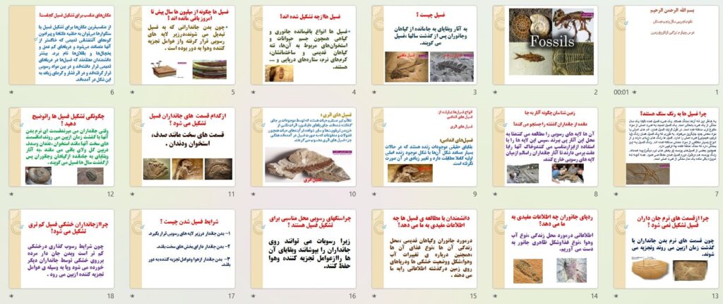 پیش نمایش تصاویر پاورپوینت درس 4 برگی از تاریخ زمین (سری3) — علوم تجربی پنجم دبستان ابتدایی
