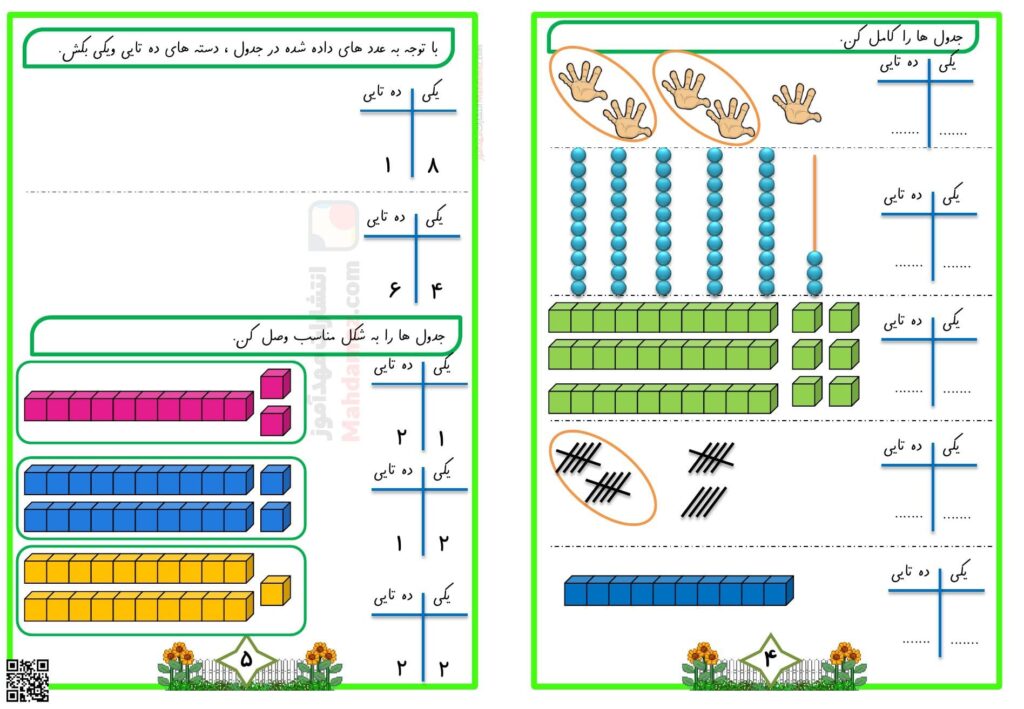 دهکده ریاضی تم 15 ریاضی کلاس اول