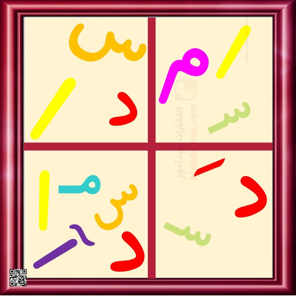 کاربرگ مرتب کن نشانه سـ س درس 3 فارسی اول