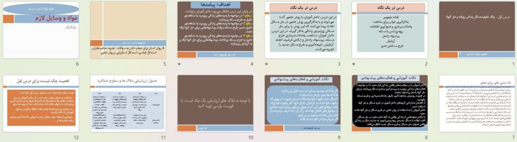 پیش نمایش تصاویر پاورپوینت درس 1 زنگ علوم (سری2) — علوم تجربی ششم دبستان ابتدایی