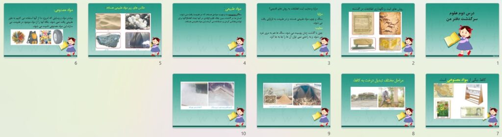 پیش نمایش تصاویر پاورپوینت درس 2 سرگذشت دفتر من (سری4) — علوم تجربی ششم دبستان ابتدایی