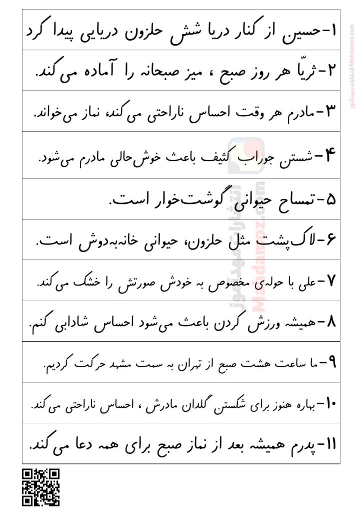 روخوانی نشانه حـ ح درس 19 فارسی پایه اول