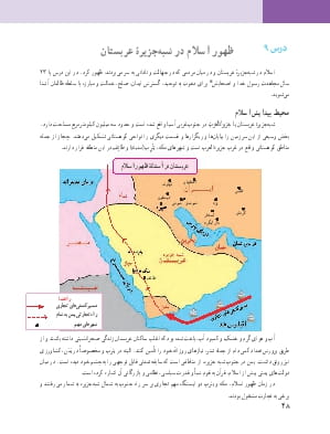 درس 9 : ظهور اسلام در شبه جزیره عربستان